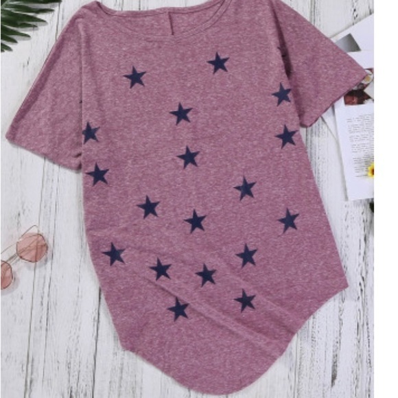DEAR LOVER | Star Print Graphic Short Sleeve Tee - Picture 3 of 7
